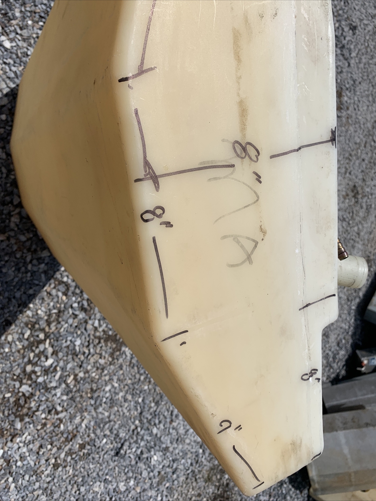 Inca Marine Fuel Tanks Poly Gas Tank 081 Fuel Cell 30 Gallons Gas Or Diesel