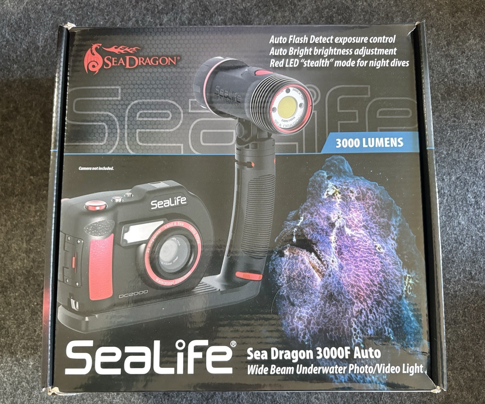 Sealife Sea Dragon 3000F Auto Photo-Video Dive Light – SL678