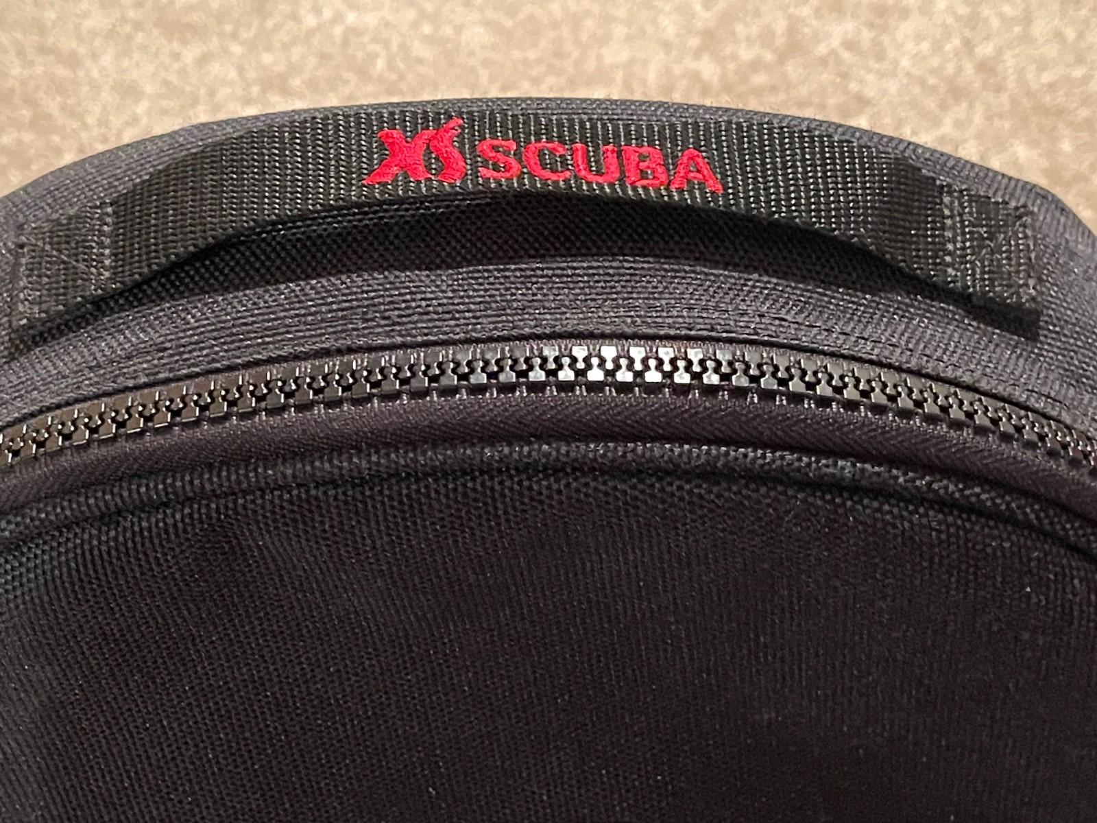Padded Protective XS-SCUBA Diving Regulator Storage Bag Black YKK Zipper Rounded