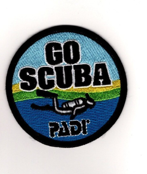 Professional Association of Diving Instructors PADI Scuba Diving GO SCUBA Patch