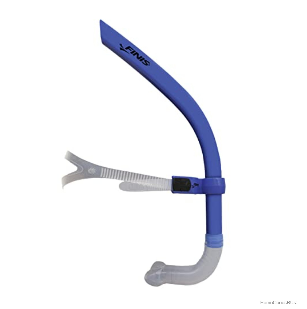 Center Mount Swim Snorkel for Adults Adjustable Head Bracket Lap Swimming