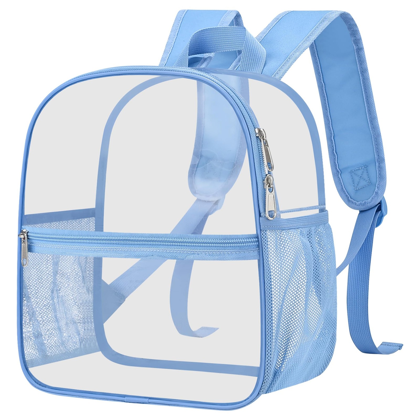 Oraben Clear Backpack, Stadium Approved 12 x 6 x 11, Small Small, Sky Blue