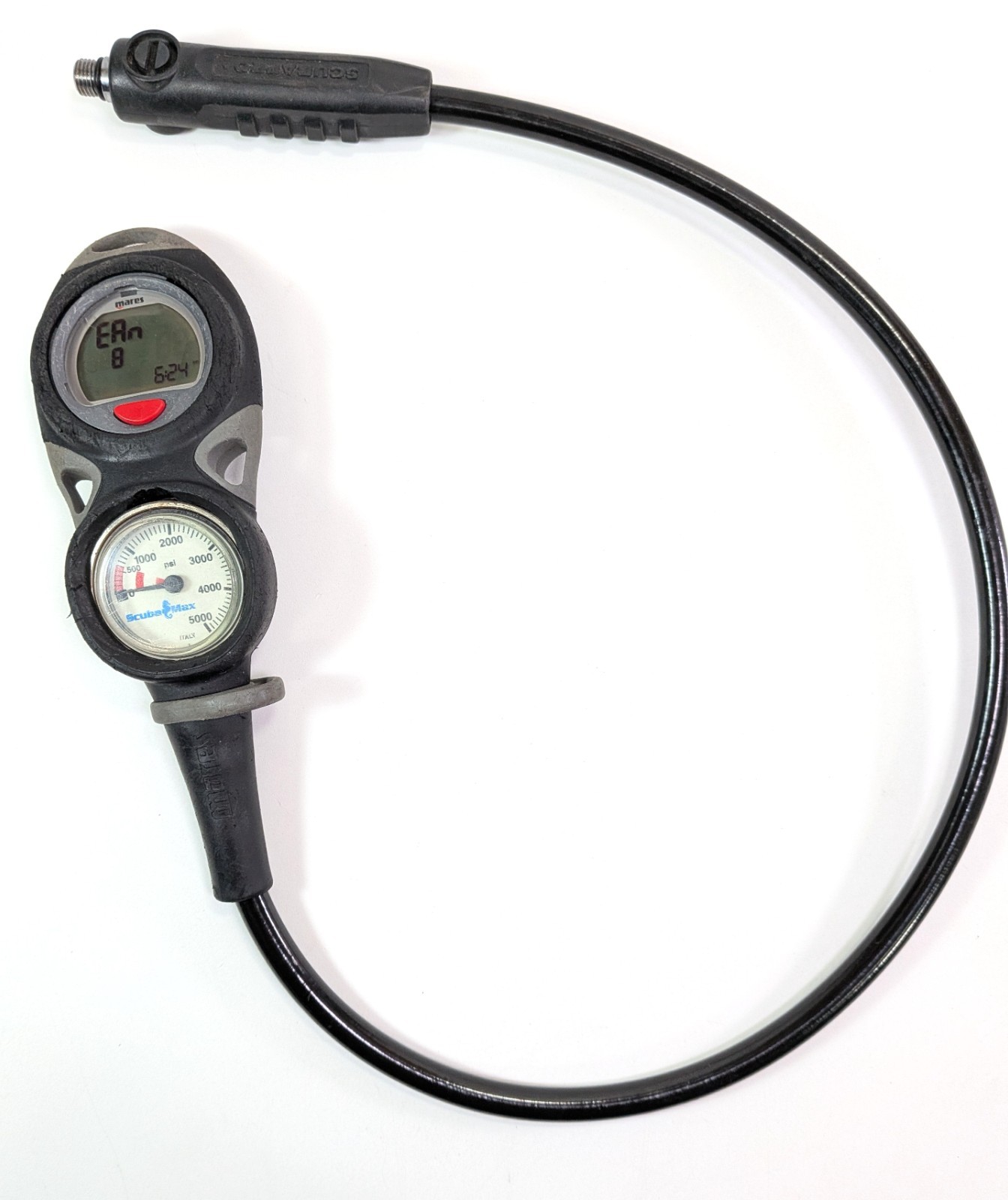 Mares Mission Puck 2 Scuba Dive Computer 2 Gauge Console Nitrox Compatible