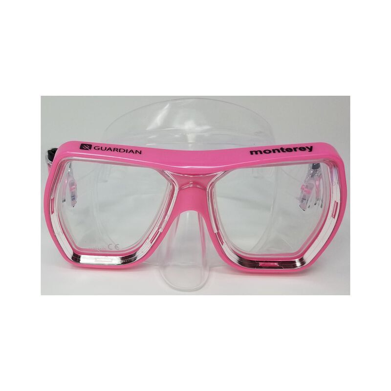 Guardian MONTEREY Pro Scuba & Snorkeling Frameless Silicone Pink Dive Mask Set