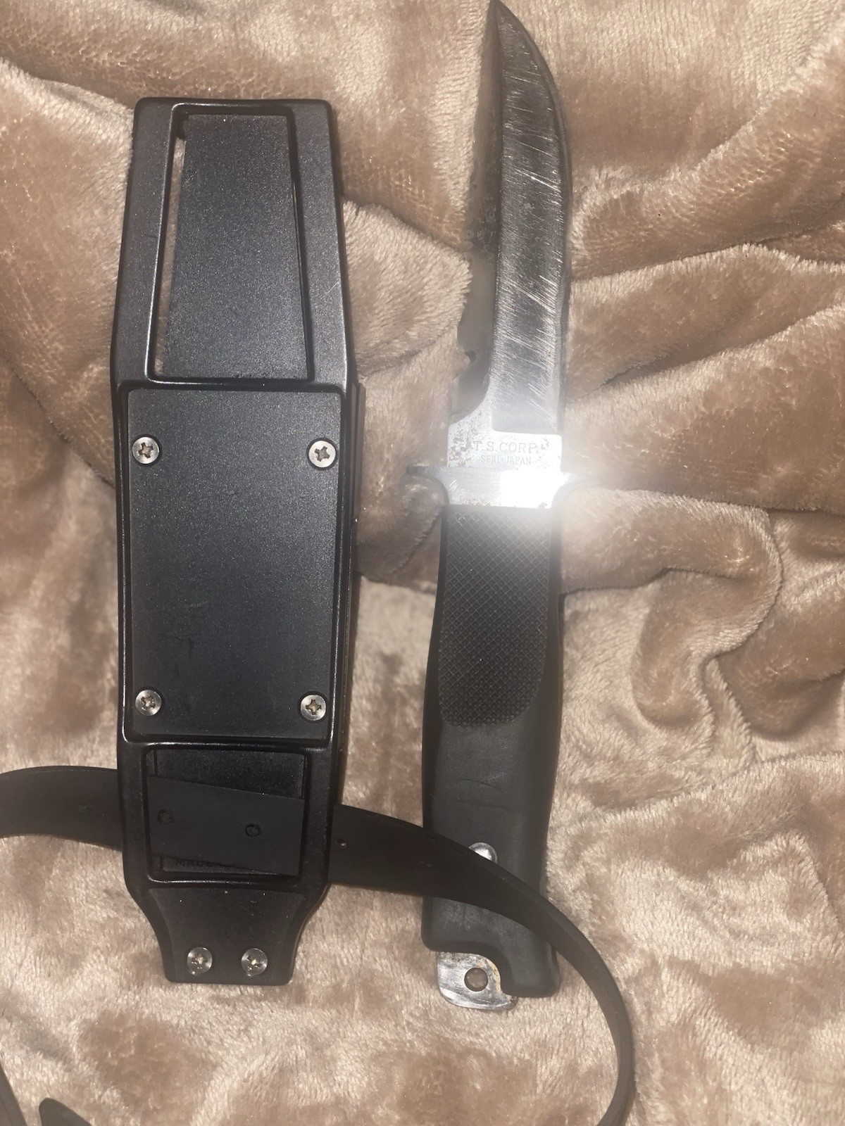 T.S Corp Hatori made Scuba Knife. Seki, Japan