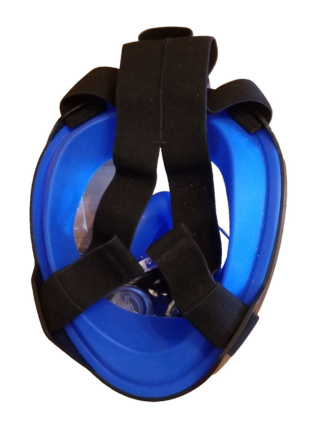 Full Face Snorkel Mask WITHOUT any attachments Blue S/M