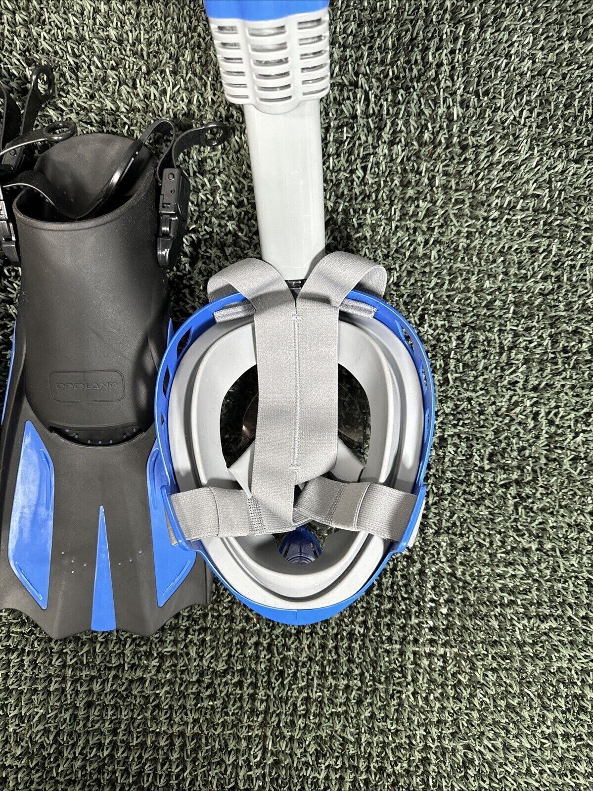 Odoland Snorkeling Packages 4.5-8.5 Size Small Full Face Snorkel Mask (#106)