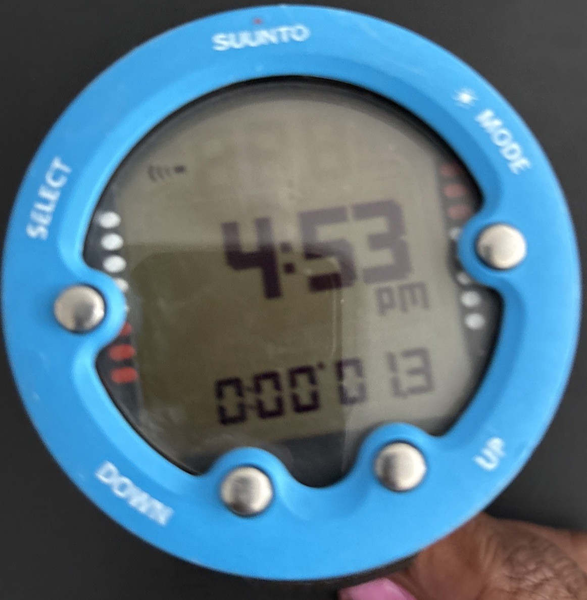 Suunto Zoop Novo Blue Dive Computer Scuba Nitrox Wrist Computer Tested Working