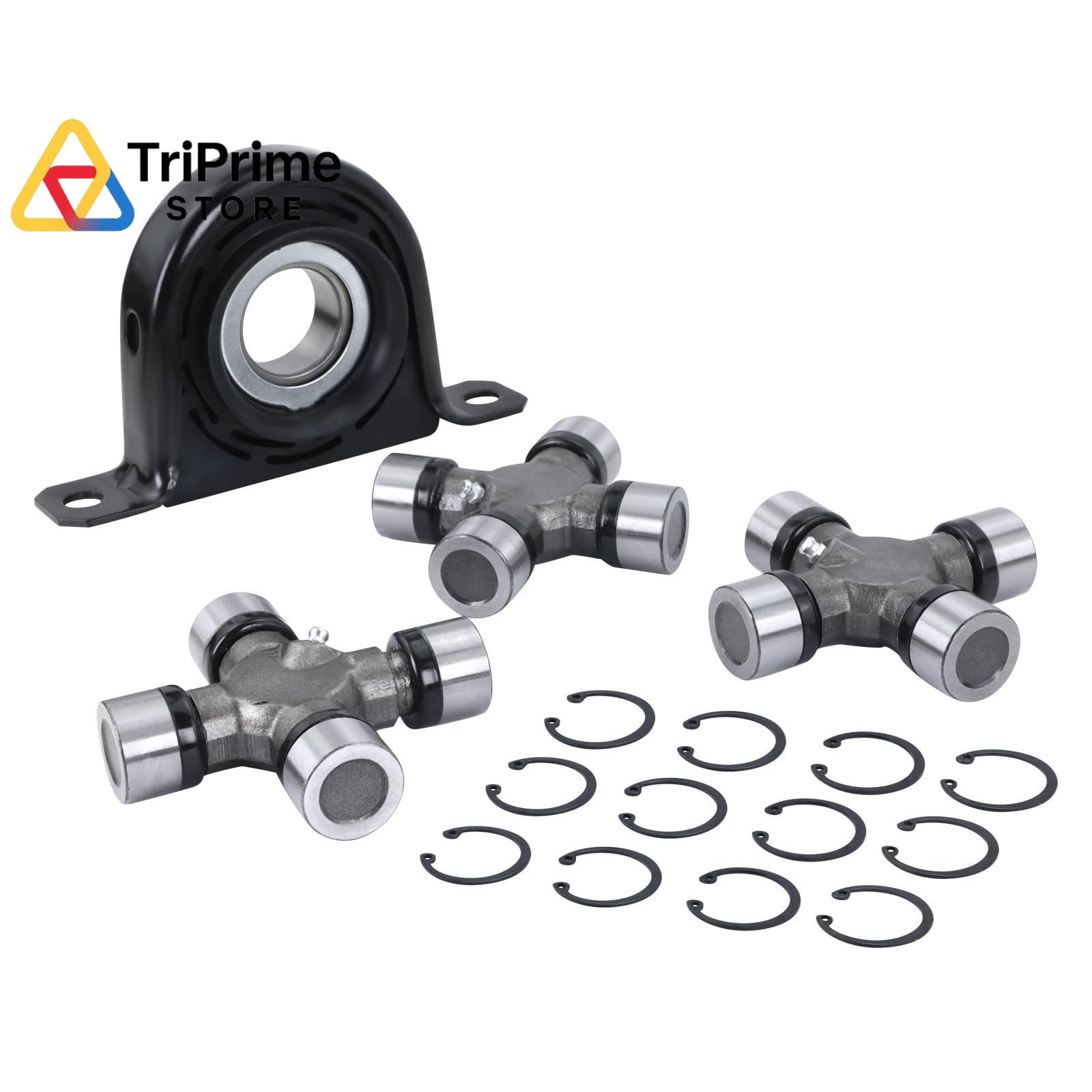 Rear Drivershaft Carrier Bearing & U-Joint Kit Fit for 1999-2010 Ford F-250…