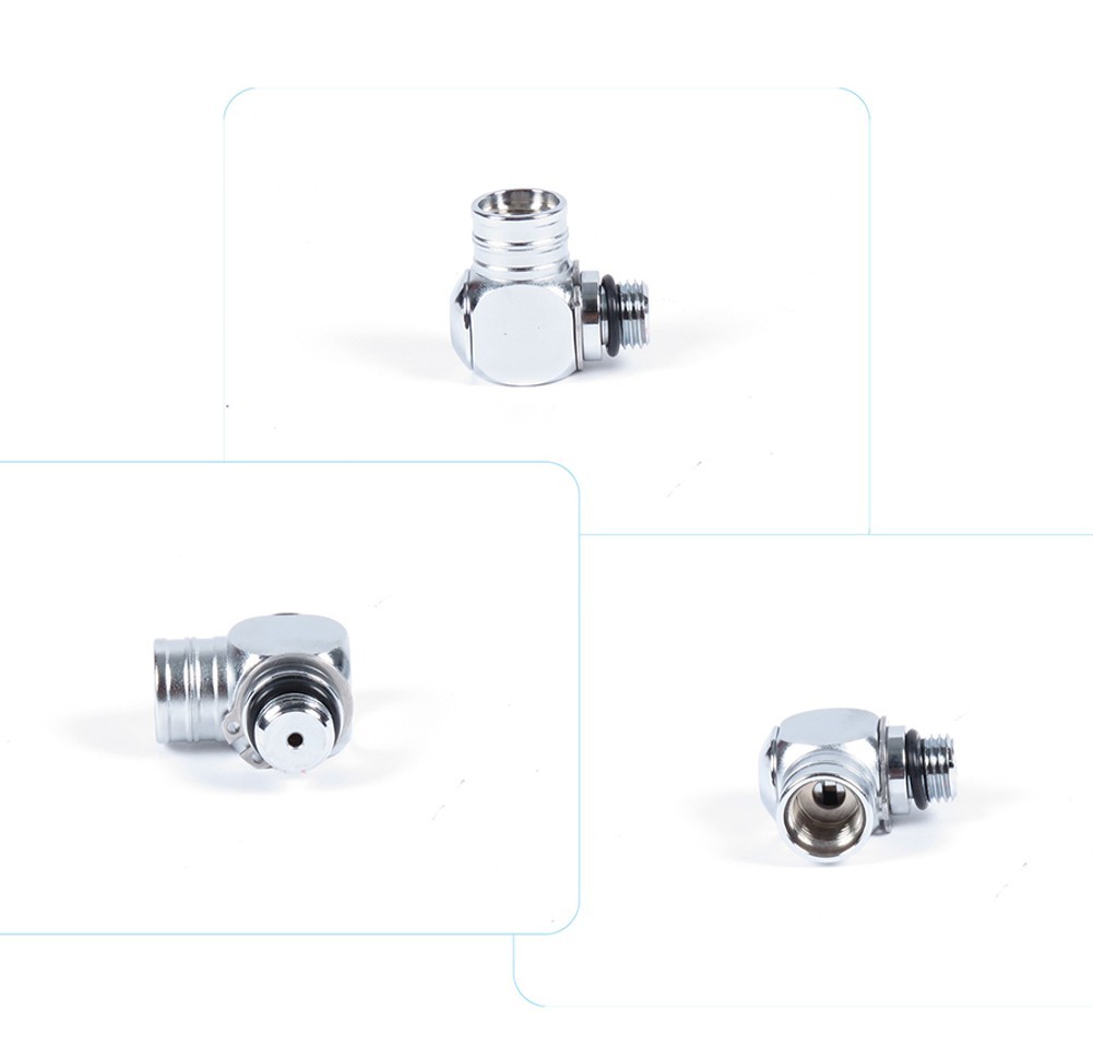 High Quality Brass Swivel Adaptor for Scuba Diving First Stage LP/HP Ports