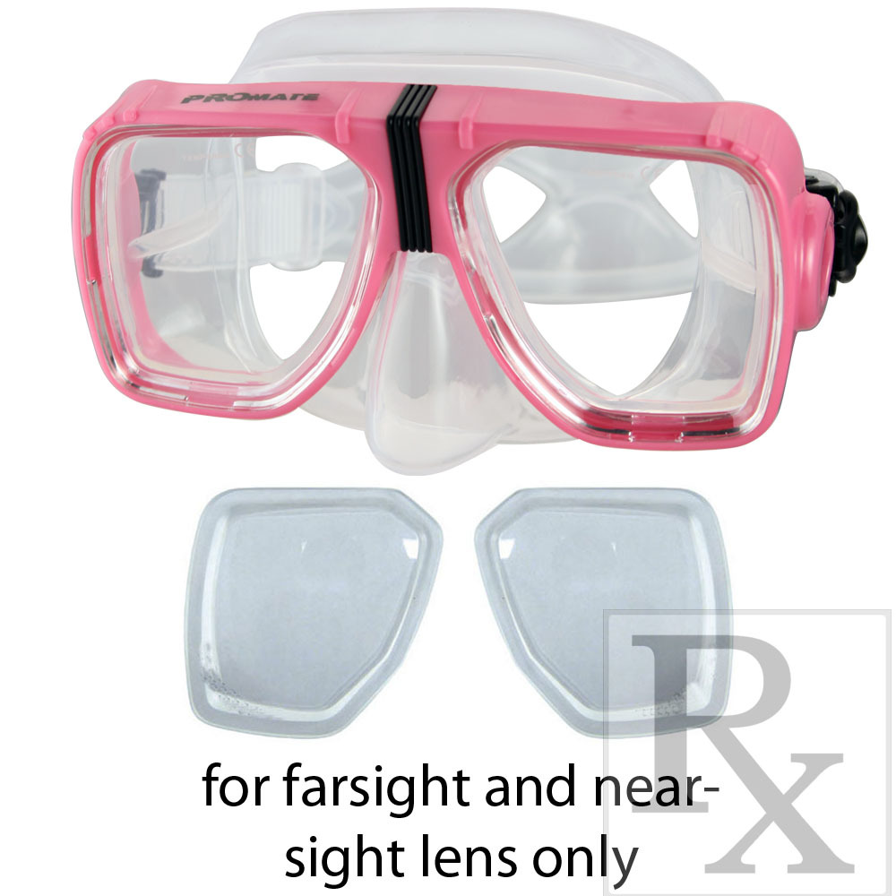 Promate MK245 Scope RX Prescription Optical Scuba Dive Snorkeling Mask Goggles