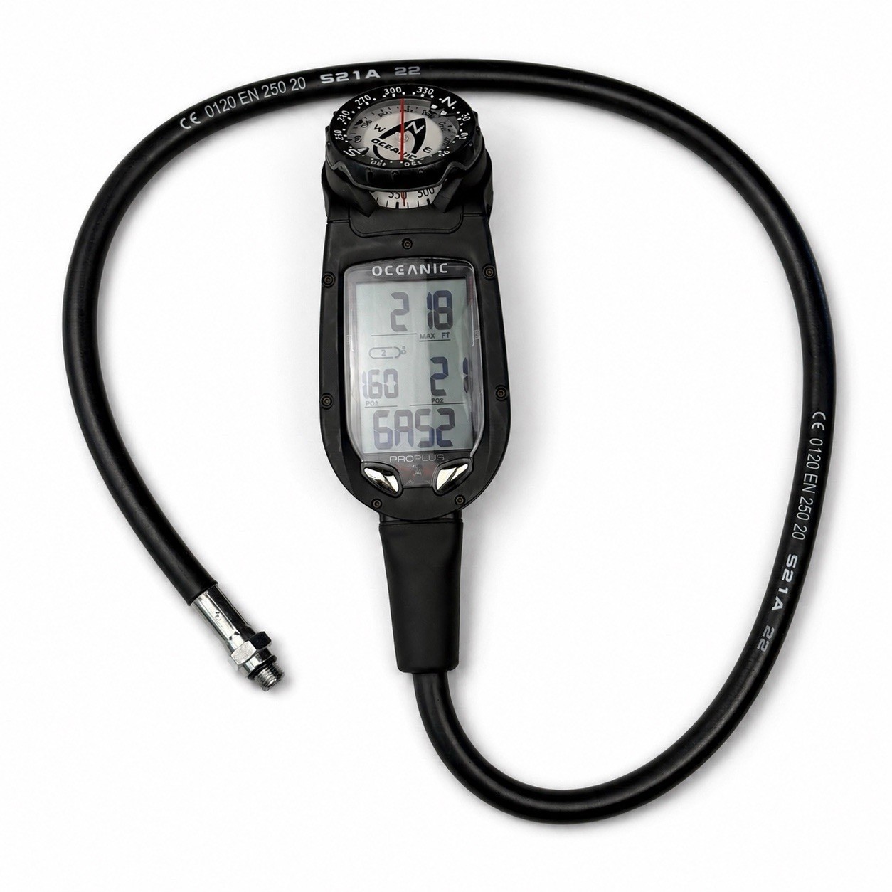 Oceanic Pro Plus 4.0 Air Integrated Nitrox Bluetooth SCUBA Dive Computer Compass
