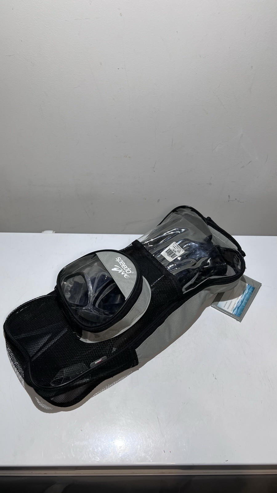 Speedo Dive Snorkel Set (Fins, Mask and Snorkel) Small/Med 6-8 Used