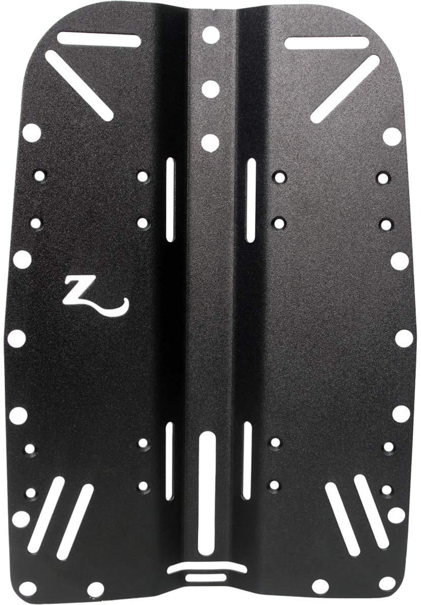 Zeagle Black Anodized Aluminum Backplate BCD Scuba Diving Buoyancy 519-BP01BA-09