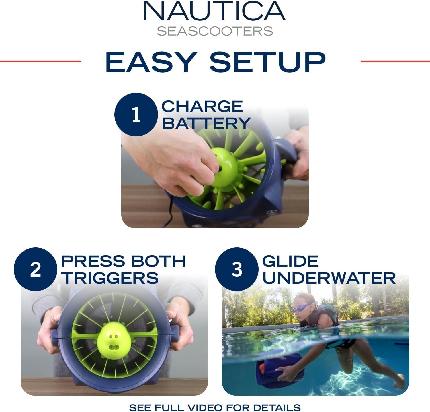 Guppy Underwater Seascooter for Kids – Safe Pool Play & Snorkeling Adventure