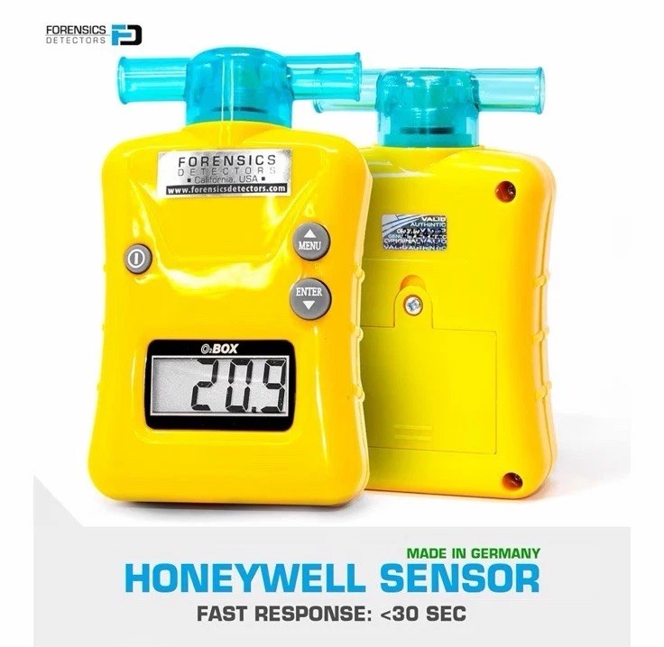 OXYGEN Analyzer by FORENSICS | 0%-100% with 0.1% resolution | Scuba, Nitro 02Box