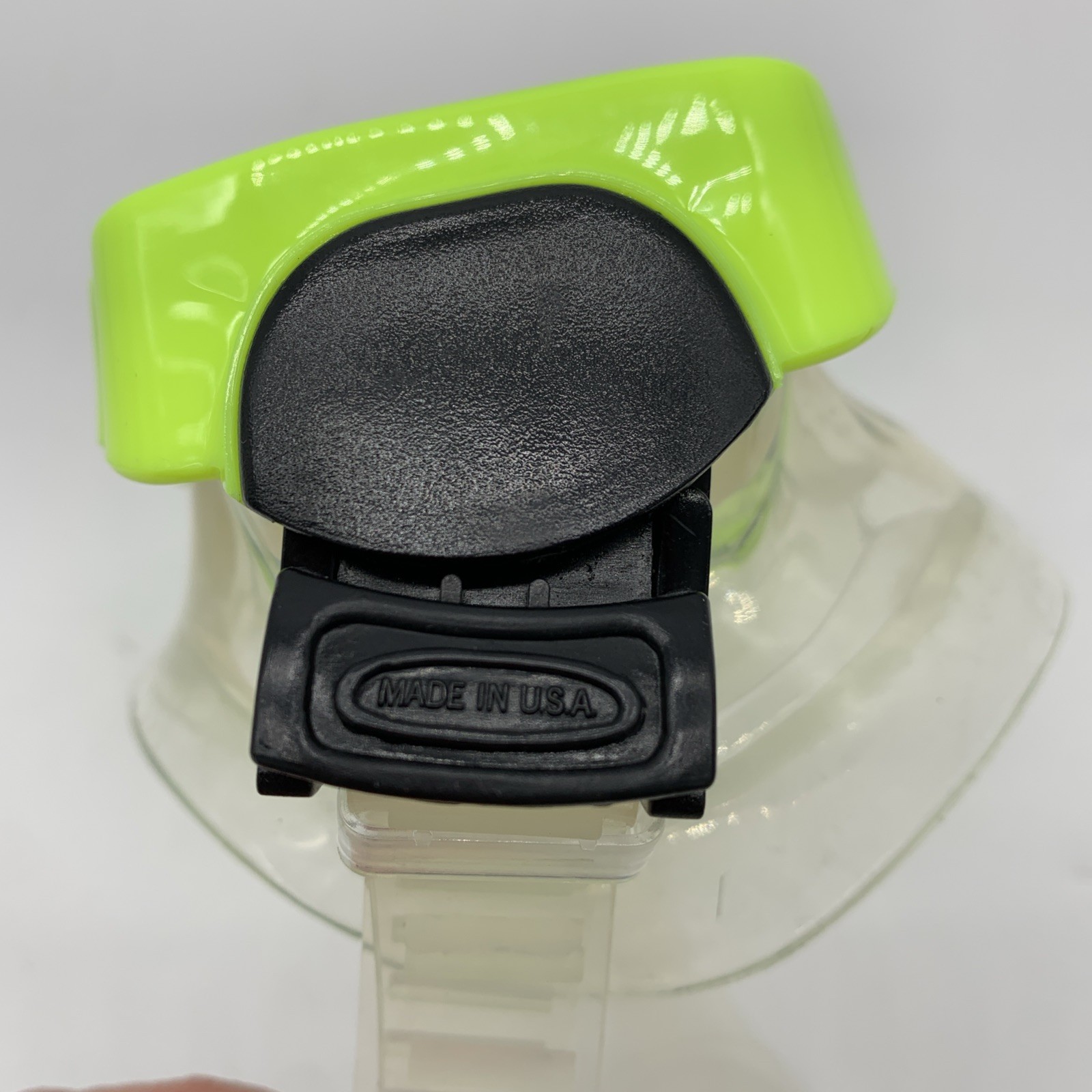 H20 Odyssea I Swim Mask Goggles Scuba Diving Green Tempered Glass Plastic Case