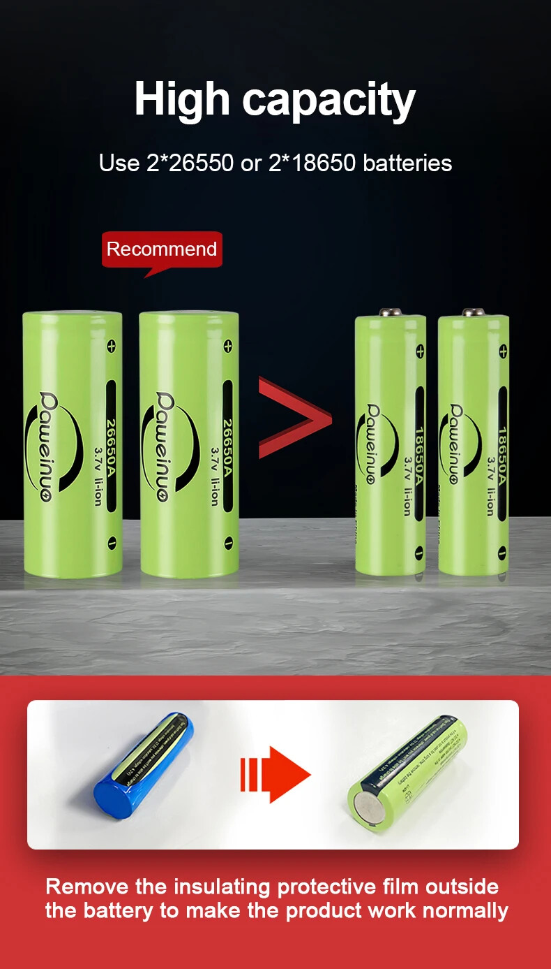 Powerful 300000LM Strong Light LED Diving Flashlight Professional Diving Torch