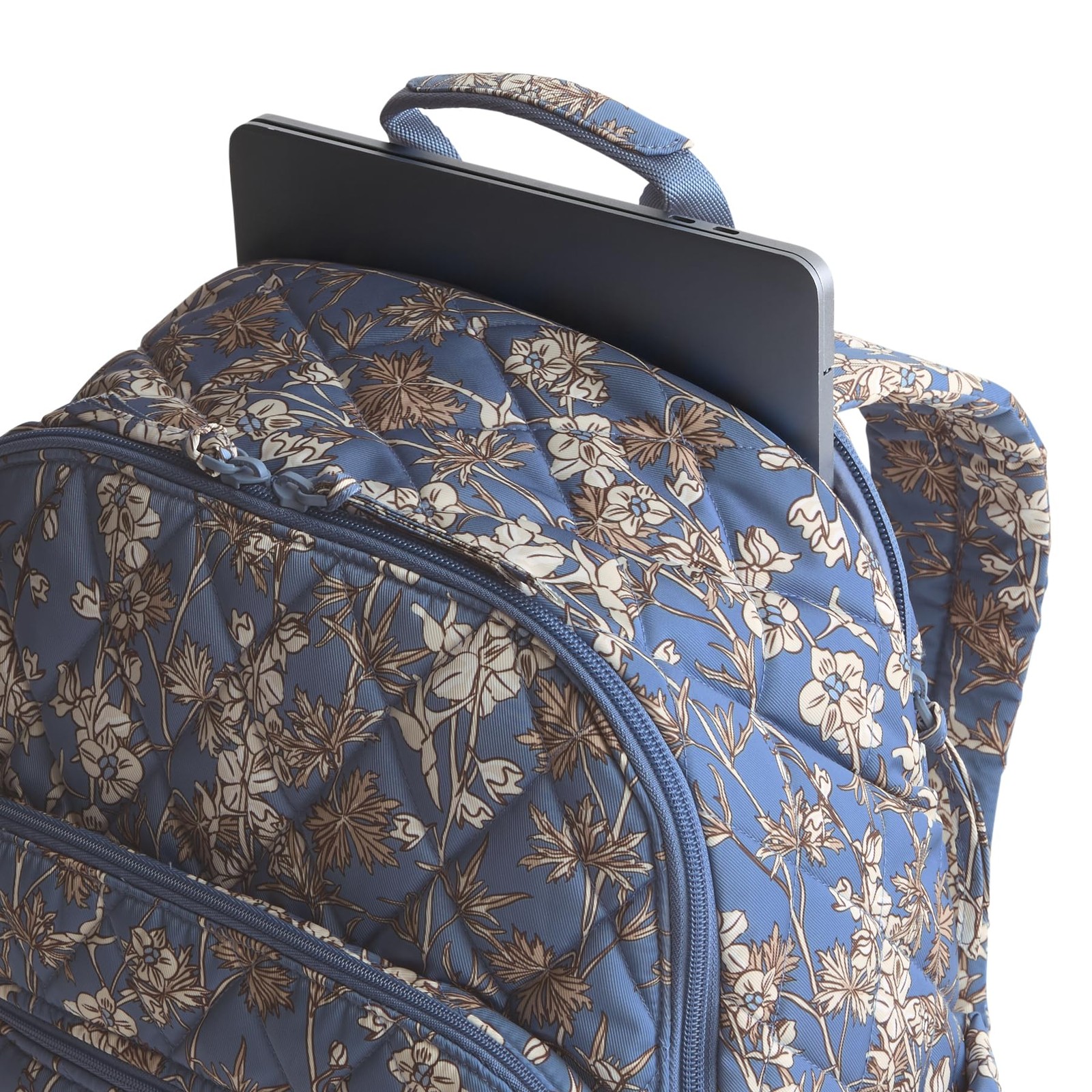 Vera Bradley Women’s Bancroft Backpack – One Size, Larkspur Delphinum