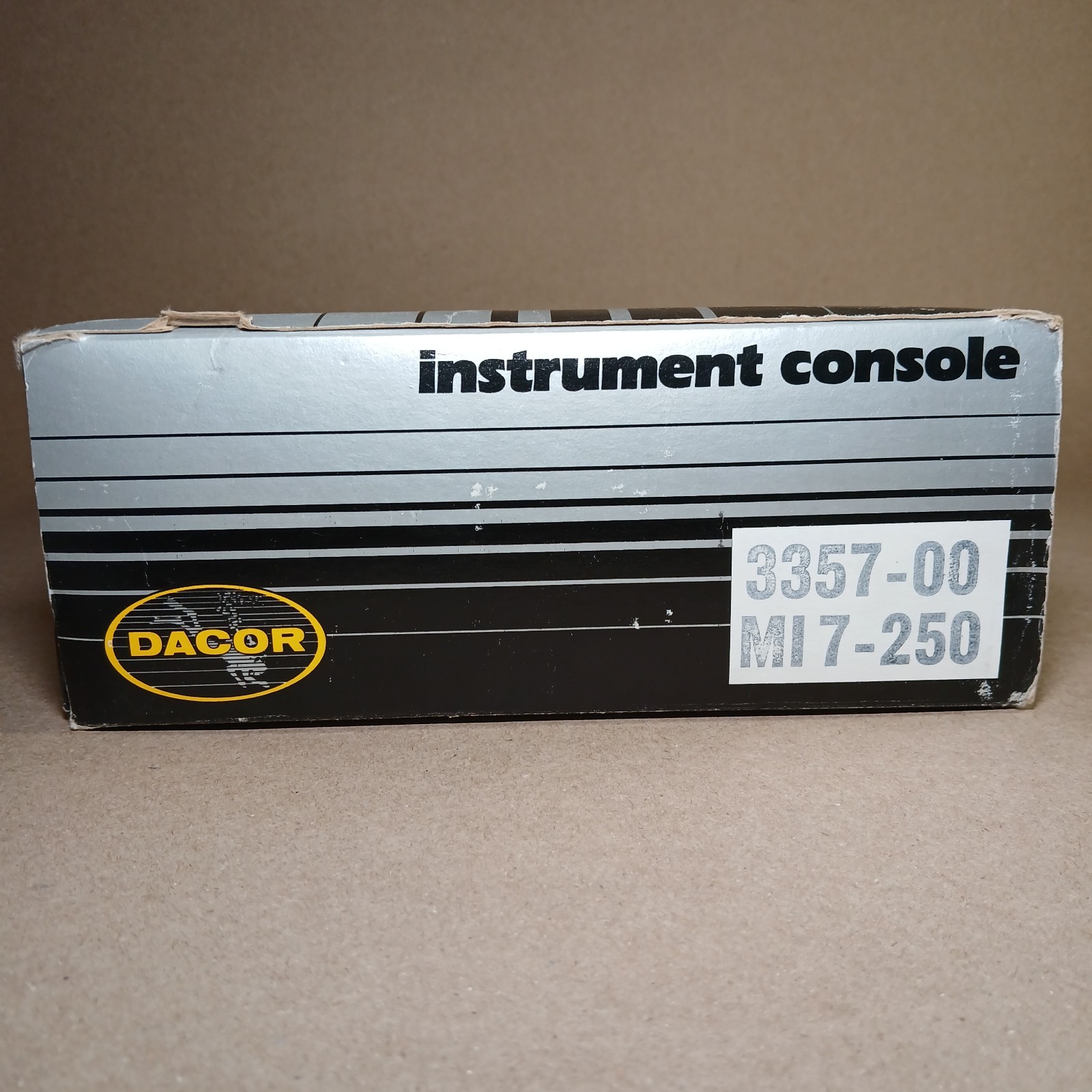 Dacor Vintage Dive Gauge Console SPG 240ft Depth 4000psi Brand New w/ Documents