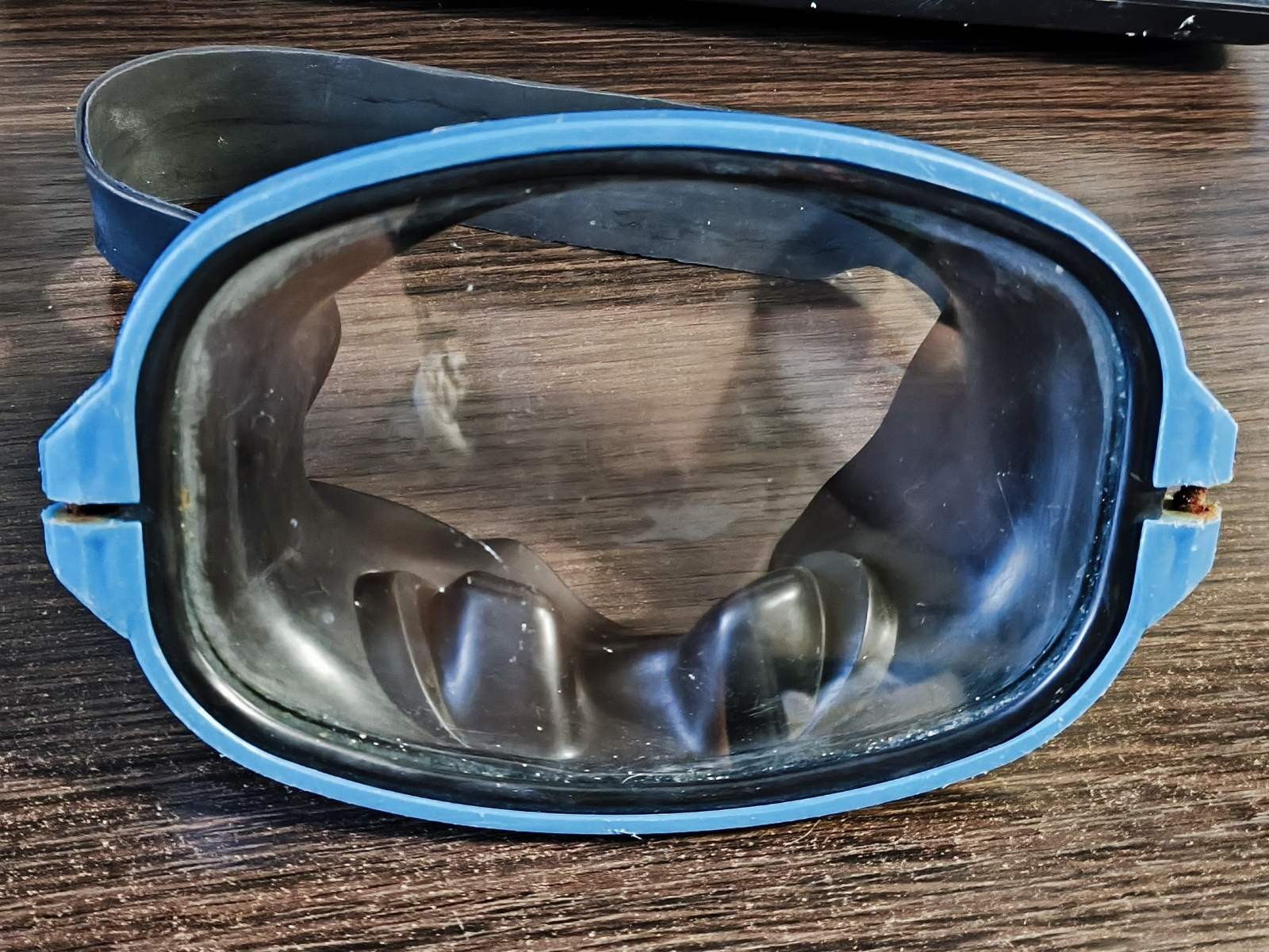 Soviet vintage diving mask 1980 Underwater equipment USSR restoration is needed