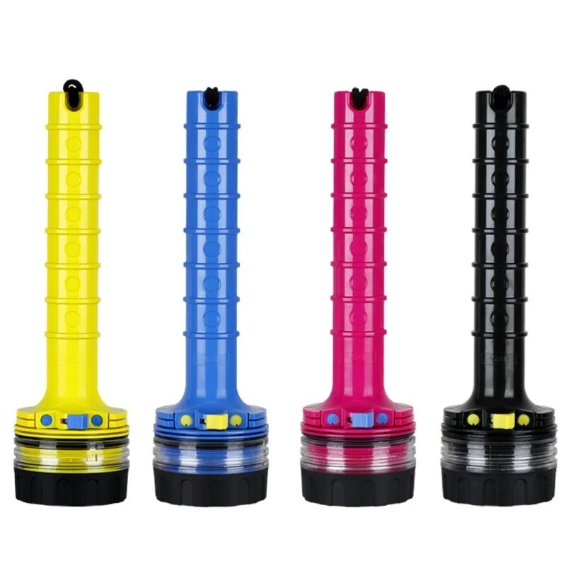 IPX8 Diving Flashlight Underwater LED Torch 60M Waterproof