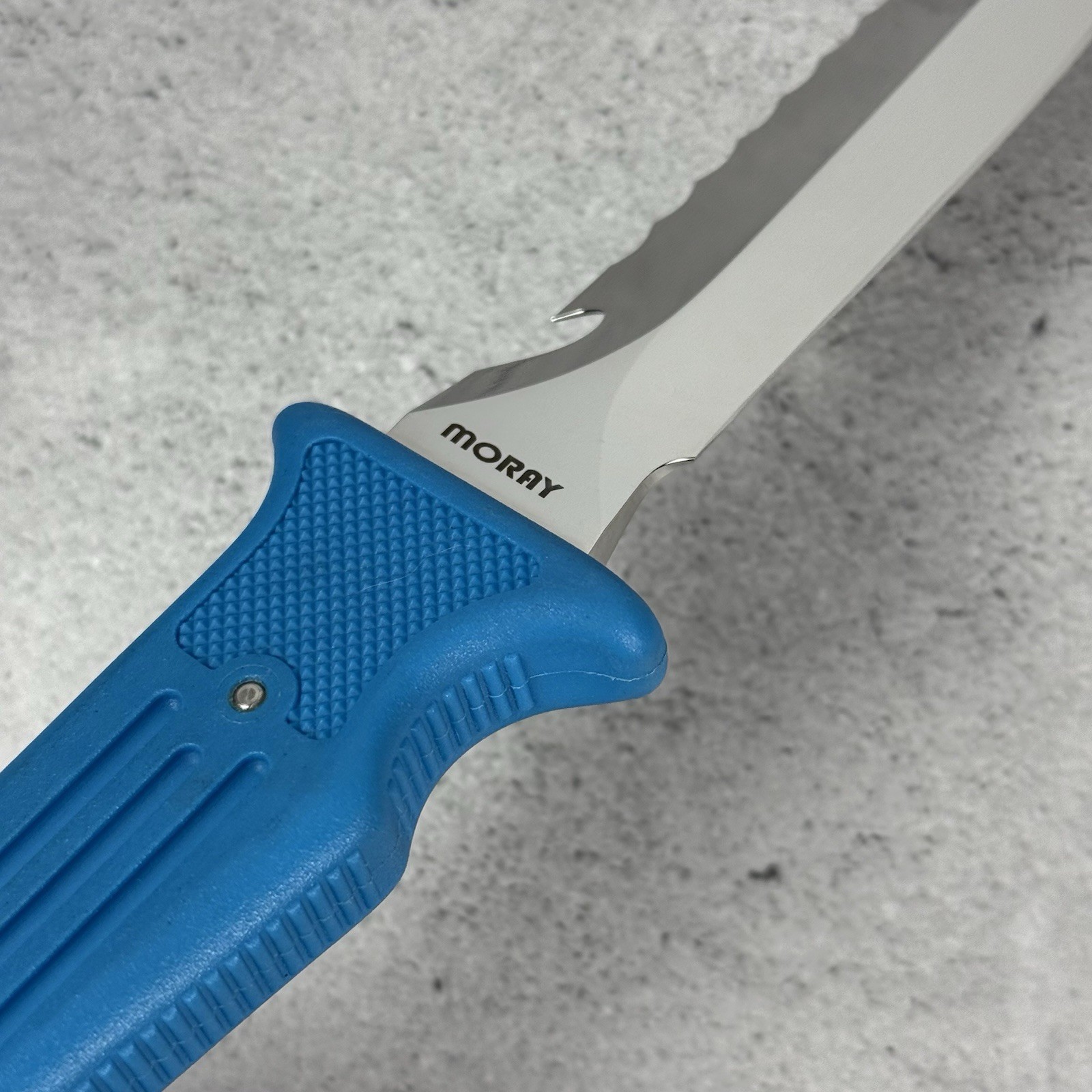 Gerber Moray Vintage Blue Handle Scuba Diving New Old Stock Blackie Collins