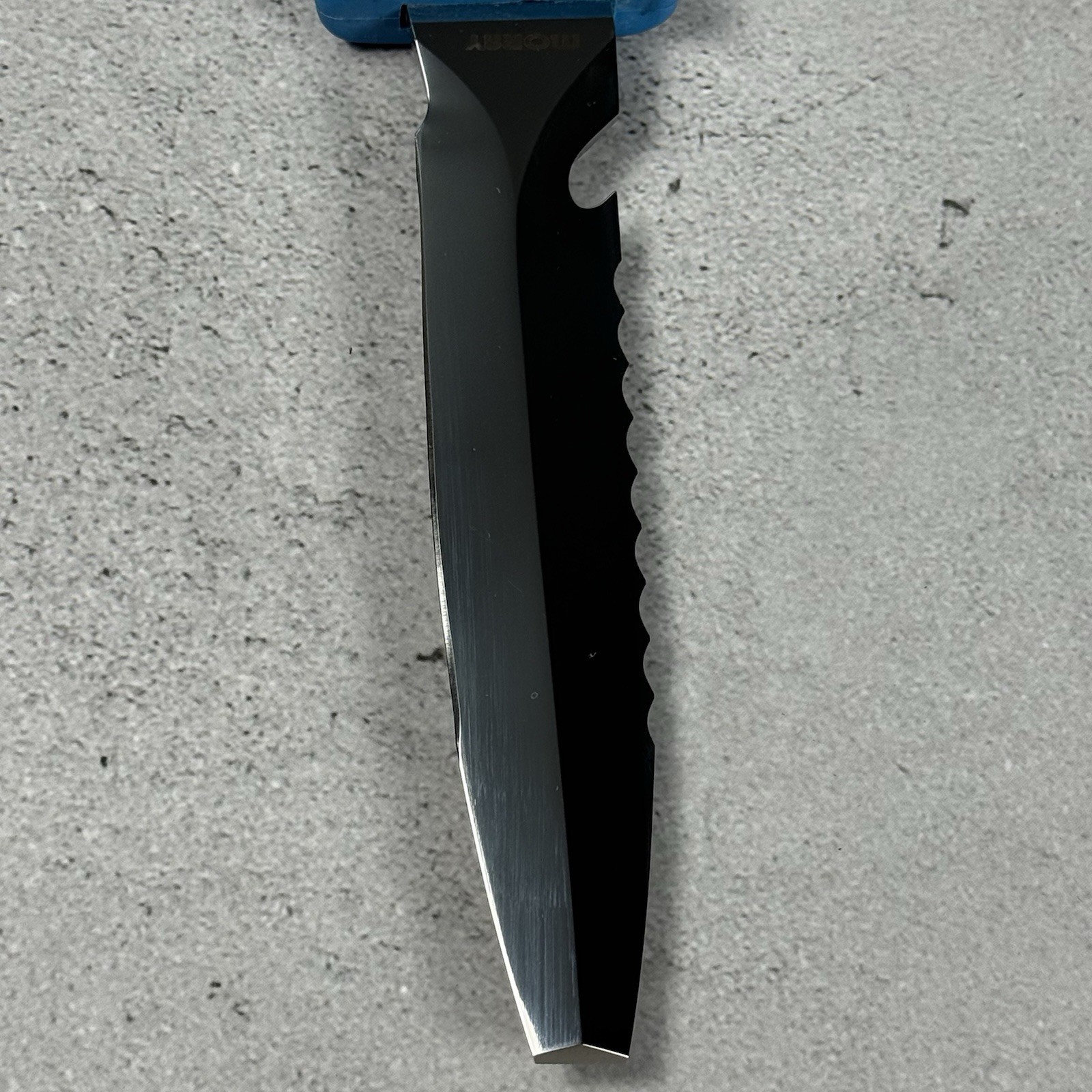 Gerber Moray Vintage Blue Handle Scuba Diving New Old Stock Blackie Collins