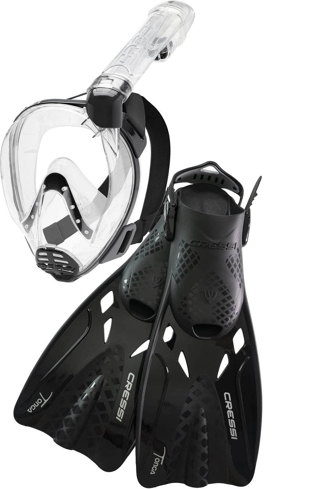 Cressi Baron Tonga Clear/Black M/L-L/Xl