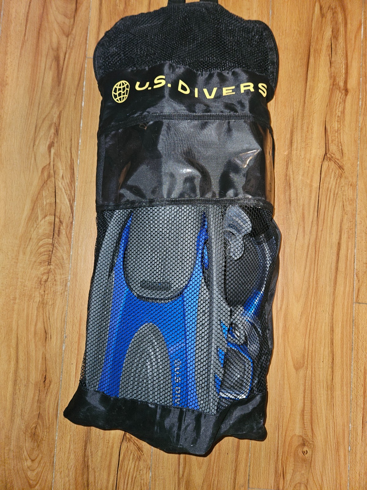 U.S. Divers Snorkel Set – Mask + Fins S/M – Black/Blue