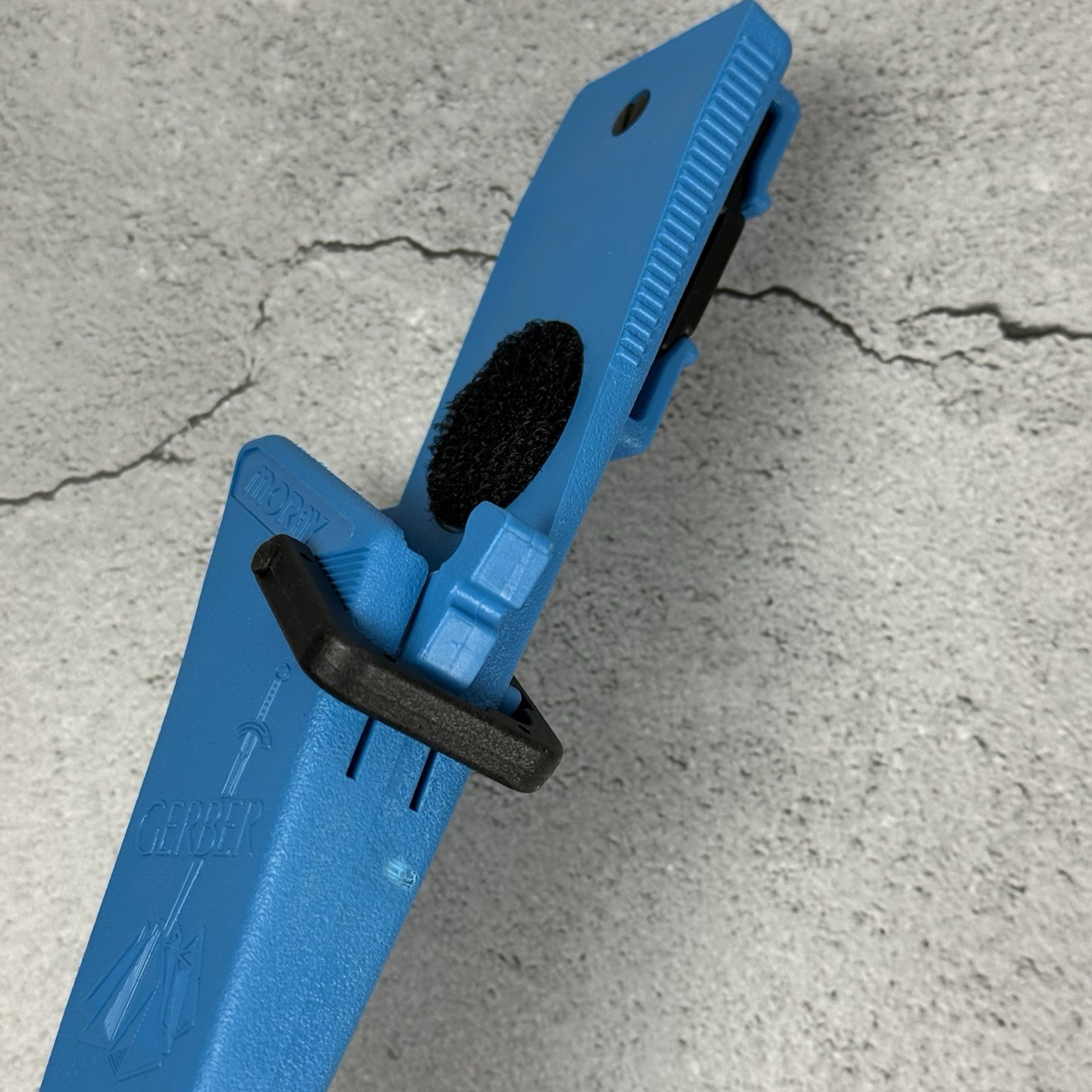 Gerber Moray Vintage Blue Handle Scuba Diving New Old Stock Blackie Collins