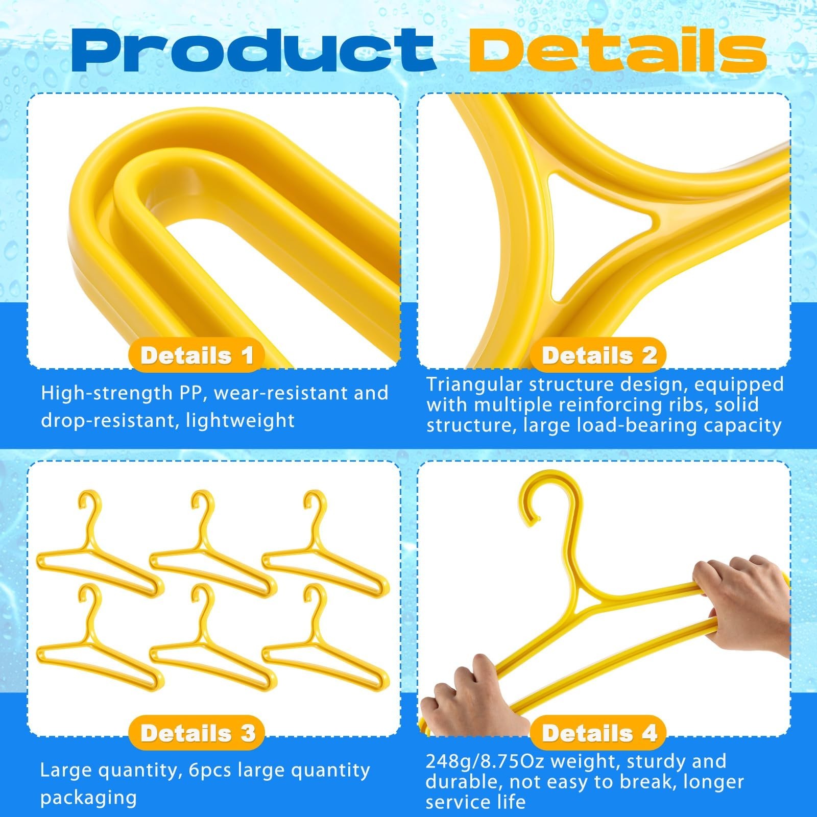 Wetsuit Hangers for Scuba Diving & Surfing – Heavy-Duty Drysuit Hanger with W…