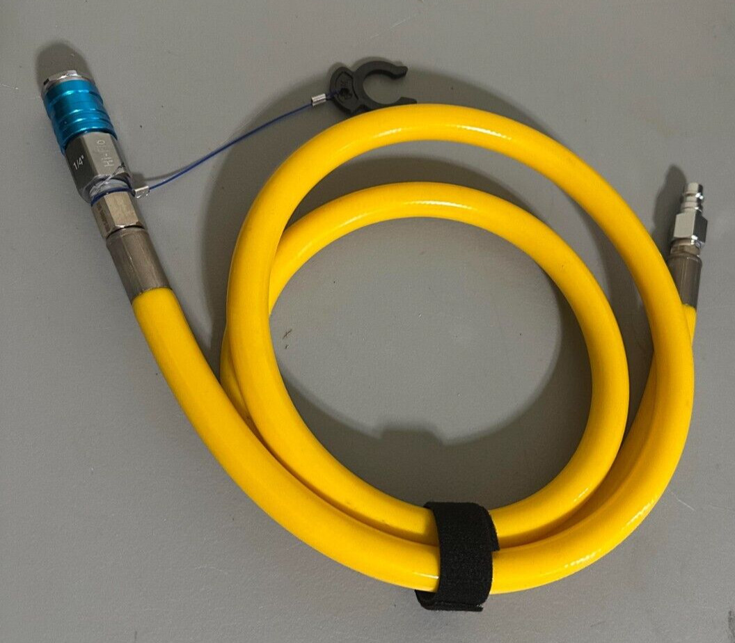 Scuba/Hookah Stamped Air breathing hose 5′ with quick connects