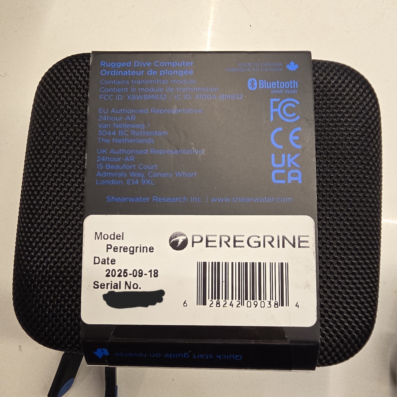 BRAND NEW Shearwater Peregrine Wrist Dive Computer