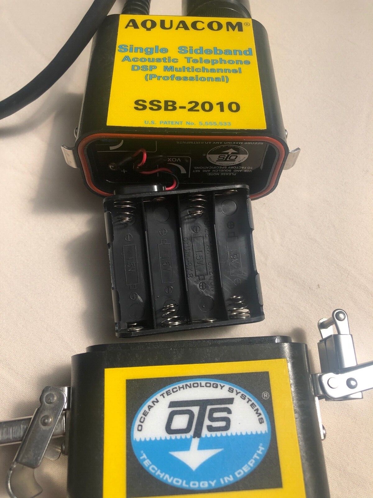 OTS Aquacoms – pair. SSB-2010, 4-channel transceiver (Underwater Comms).