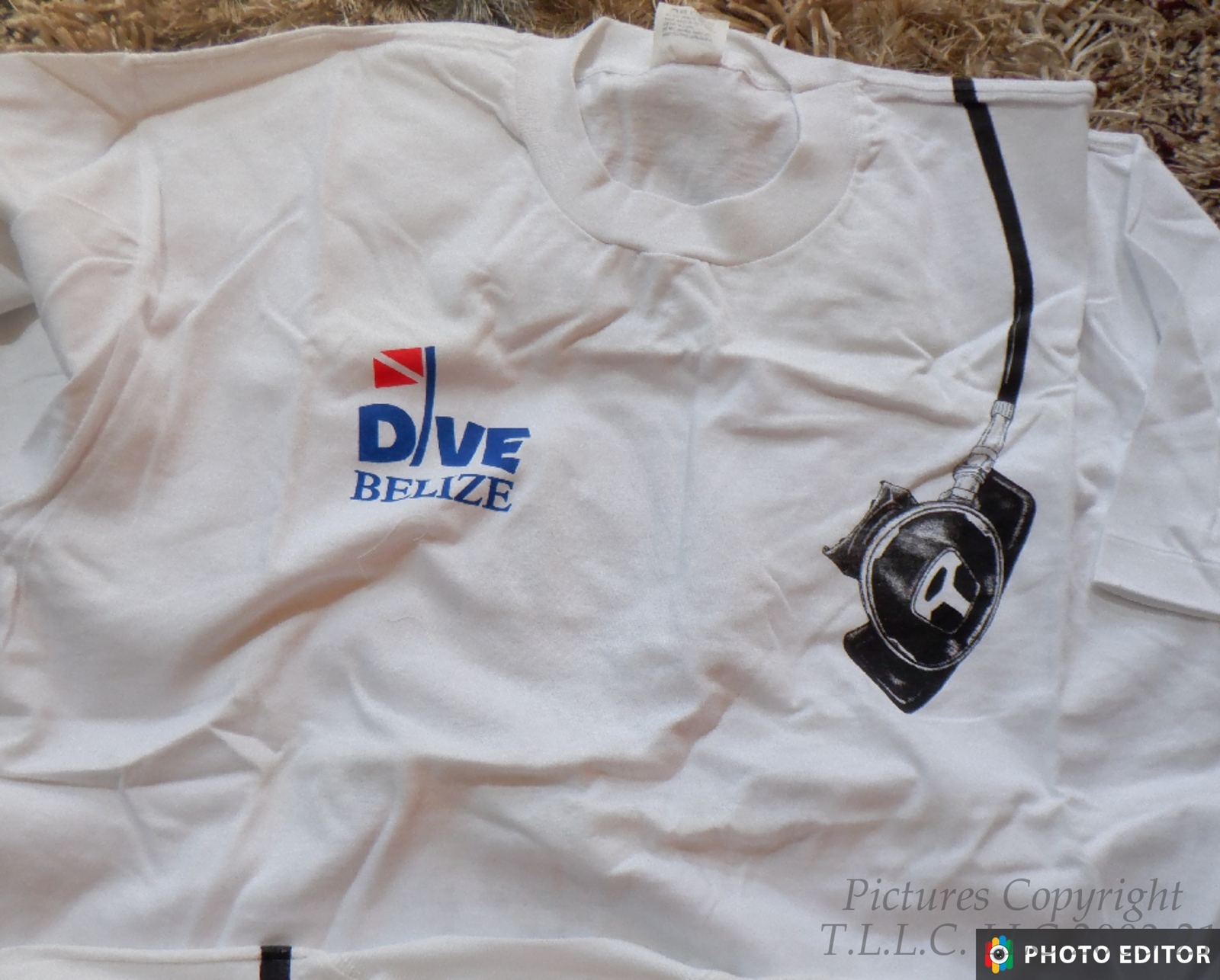 NEW VINTAGE BELIZEAN BEER SCUBA TANK BELIZE DIVE/DIVERS T-SHIRT+2 BONUSES-SZ=XXL