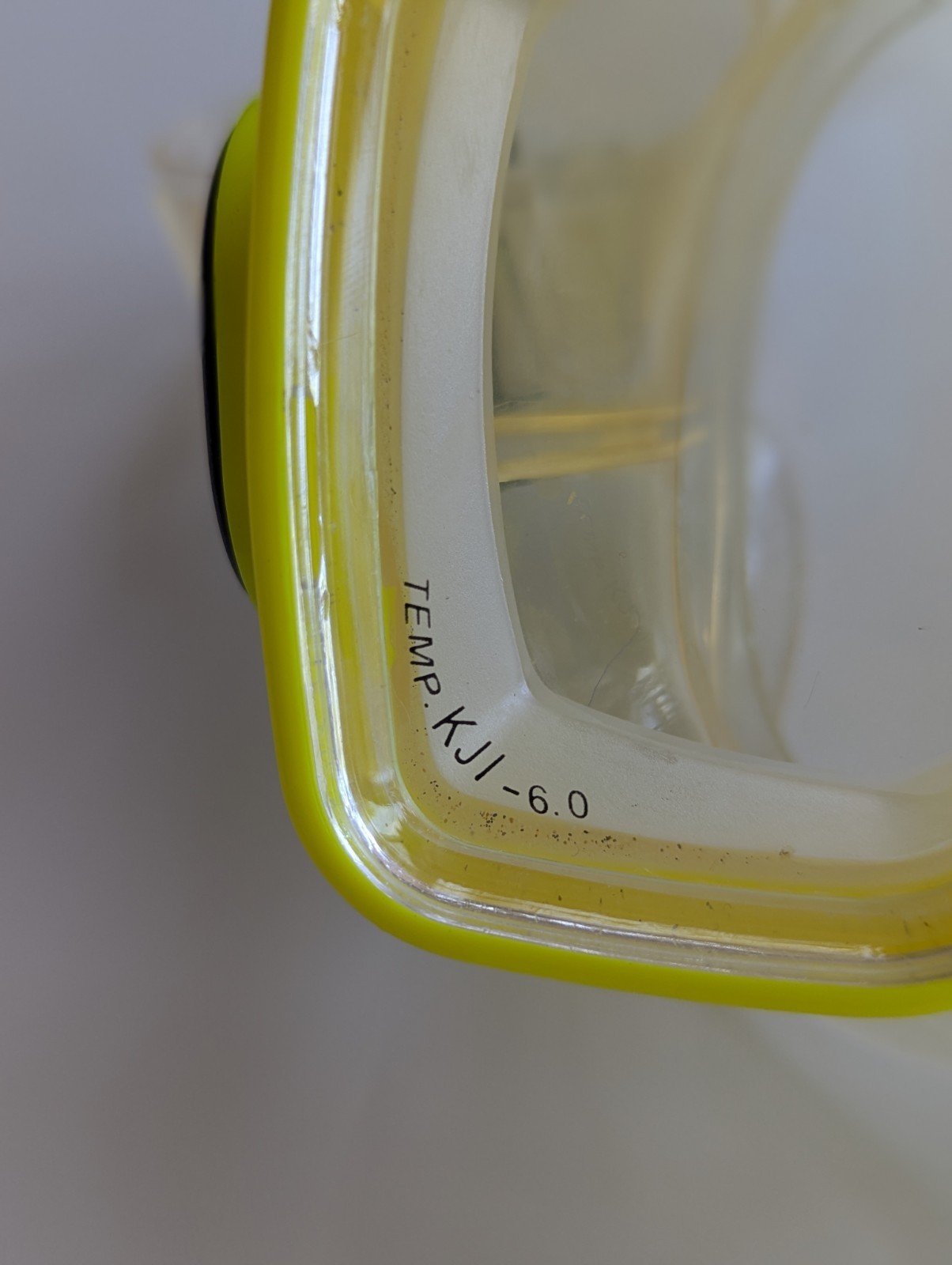 Prescription Dive Snorkel Mask Optical RX Lens -6 Each Side Tempered Glass-Used