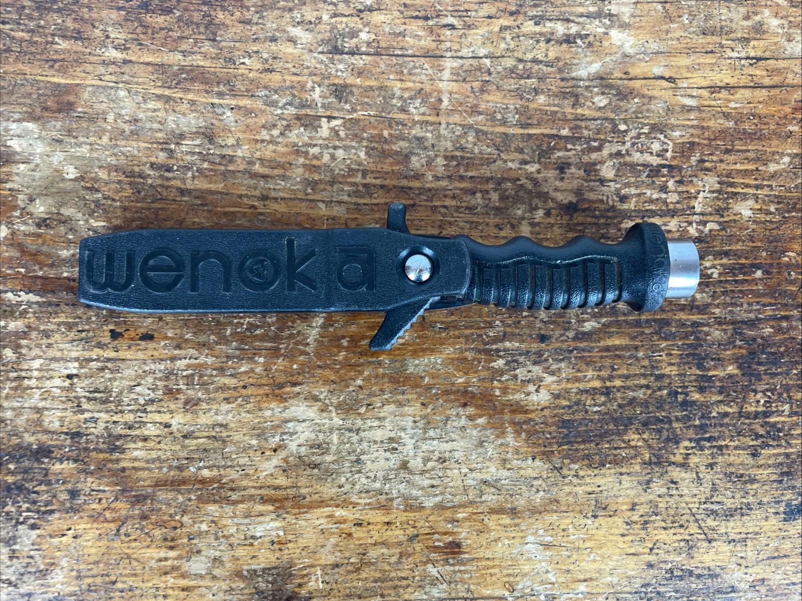 Wenoka 8635 Fixed Blade Dive Knife With Sheath 304-SS – Black- Japan