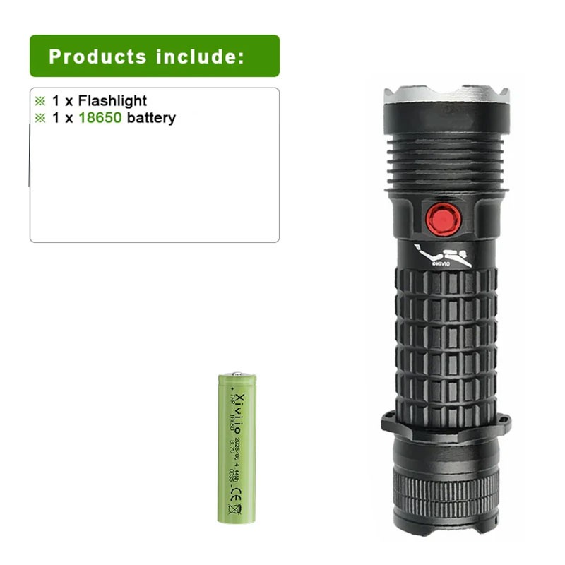 Super Bright Scuba Diving Flashlight Waterproof Underwater Dive Snorkeling Torch