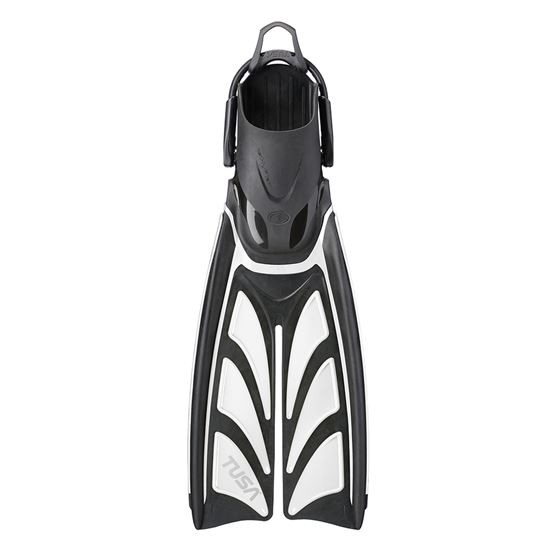 TUSA Hyflex Zoom Split Diving Fins with Adjustable Bungee Strap – Compact