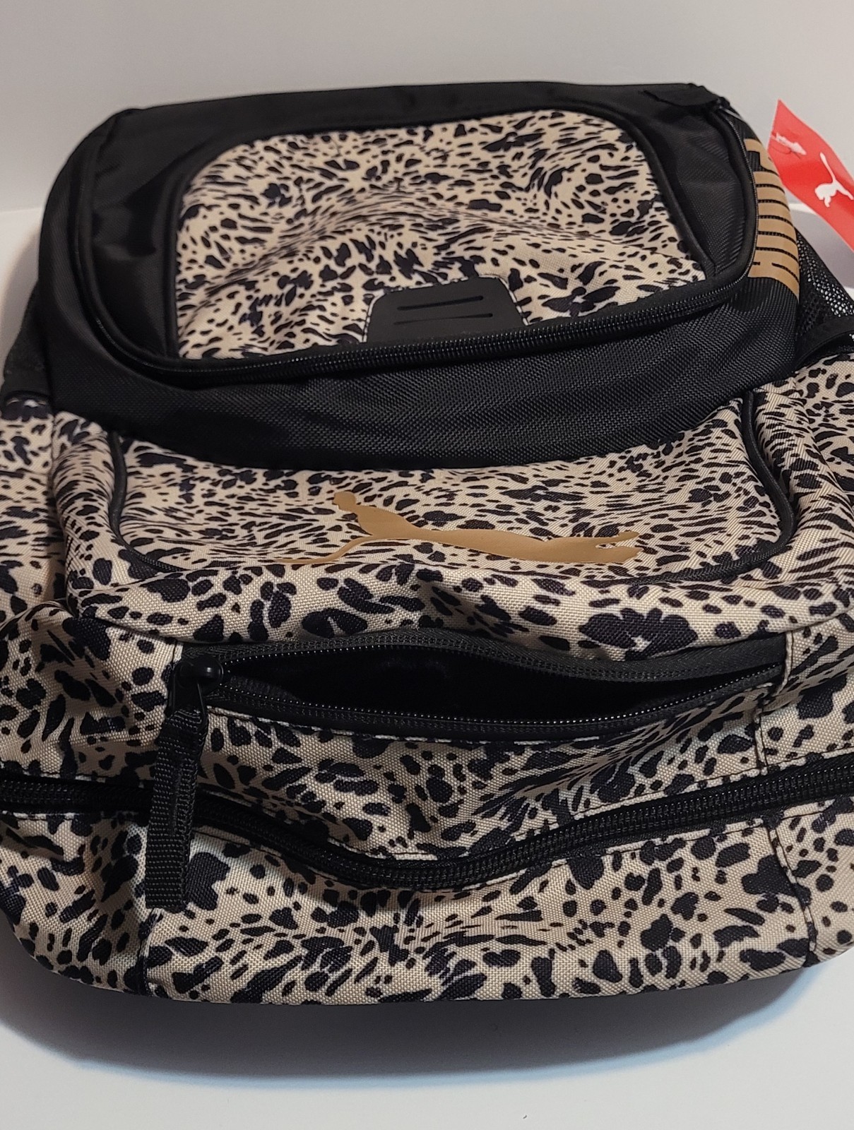 PUMA Evercat Contender-Backpack, Brown Gold Cheetah, One Size Cheetah