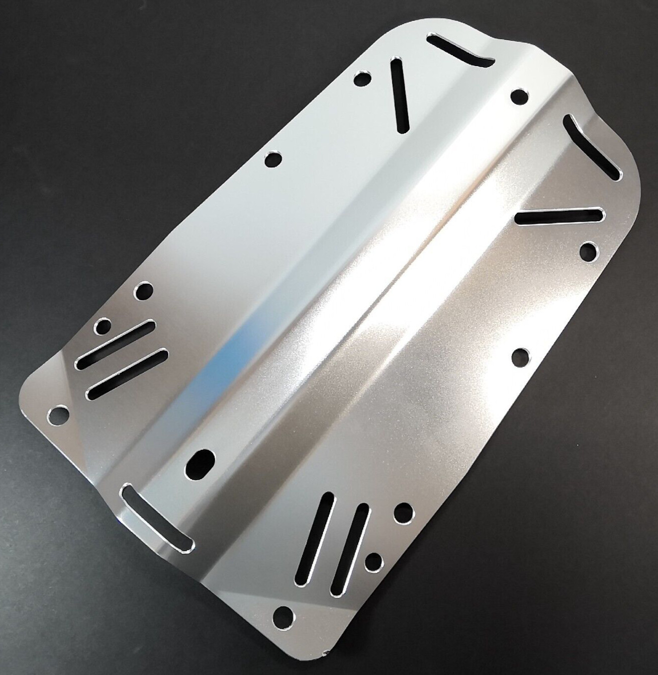Aluminum Backplate Tech Scuba Dive Side Mount, Doubles, BCD Single Tank Adapter