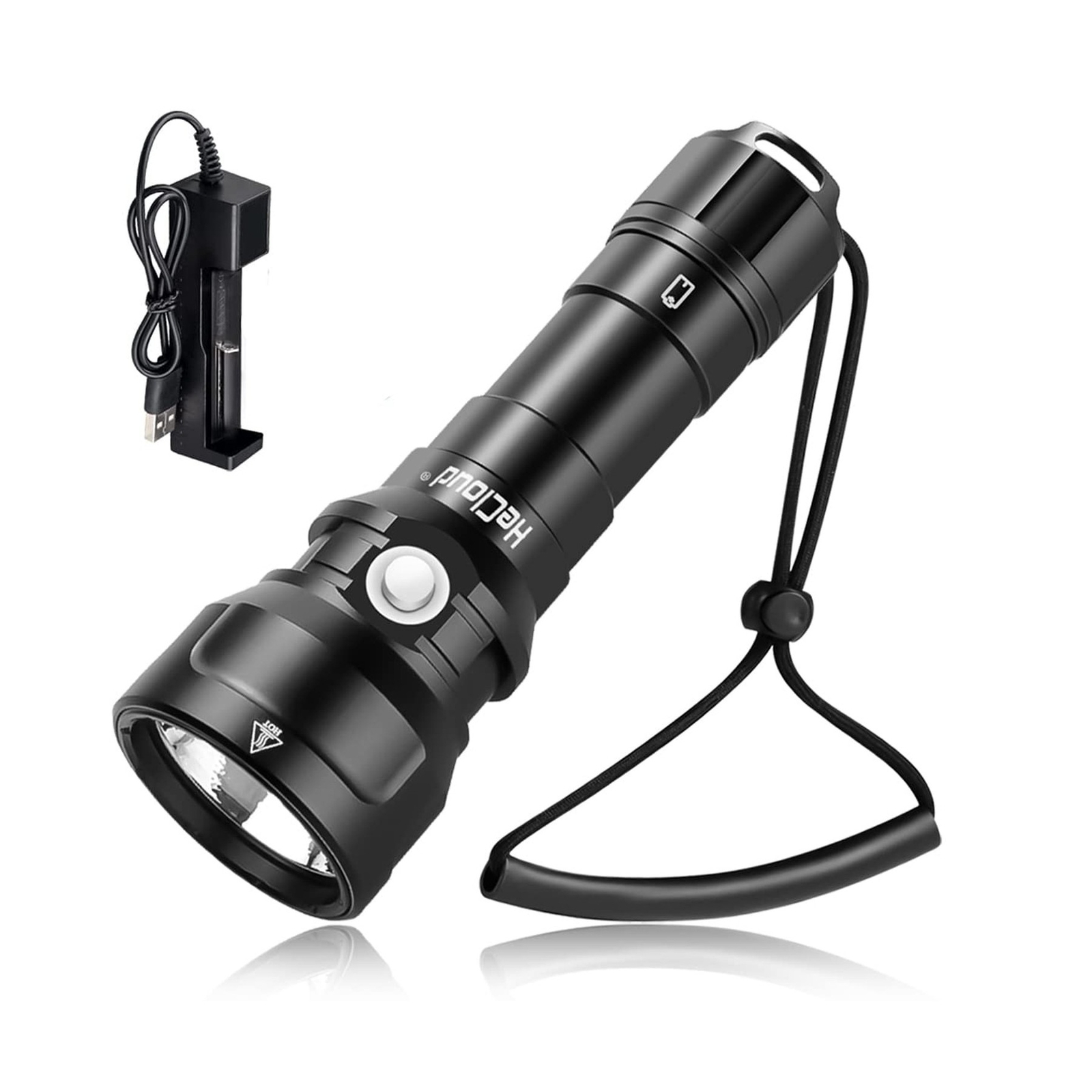 Diving Scuba Flashlight 7500 Lumens Underwater 492ft Professional Snorkeling …