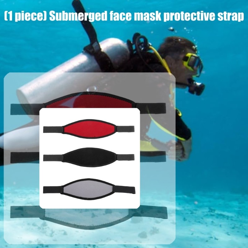 Adjustable Snorkels Mask Safety Straps Abrasion Resistant For Frequent Use