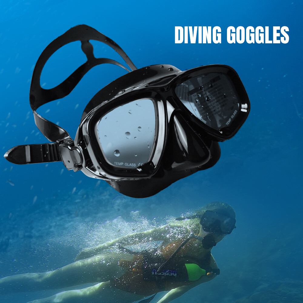 DEDEPU Scuba 1L Oxygen Tank Underwater Breath High Pressure Pump +Diving Glasses