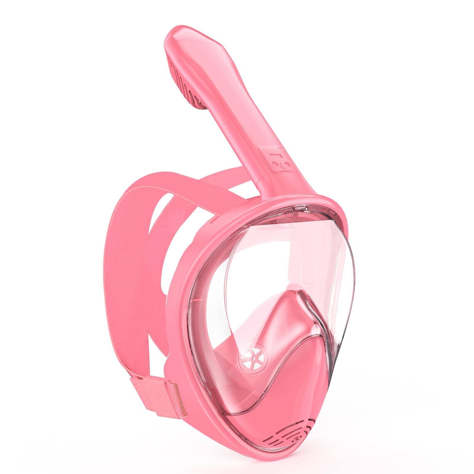 Kids Snorkel Mask Full Face, Snorkeling Gear for 2-14 Small-Medium, Pink