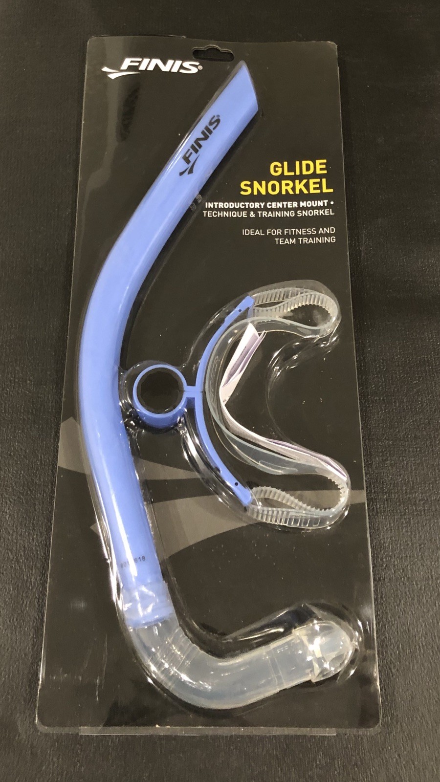 FINIS Glide Center Mount Snorkel Ocean Blue- Hydrodynamic Tube VO2 Mad Swim-NEW