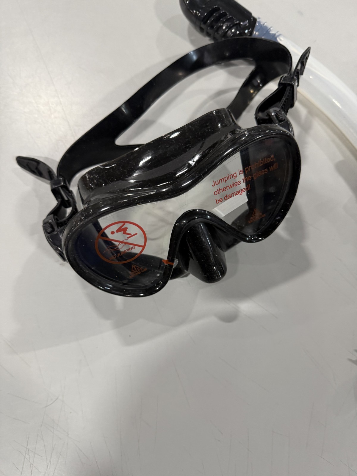 ZIONOR DIVING GOGGLES FULL FACE SNORKEL MASK WATERPROOF HIGH DIVING GOGGLES