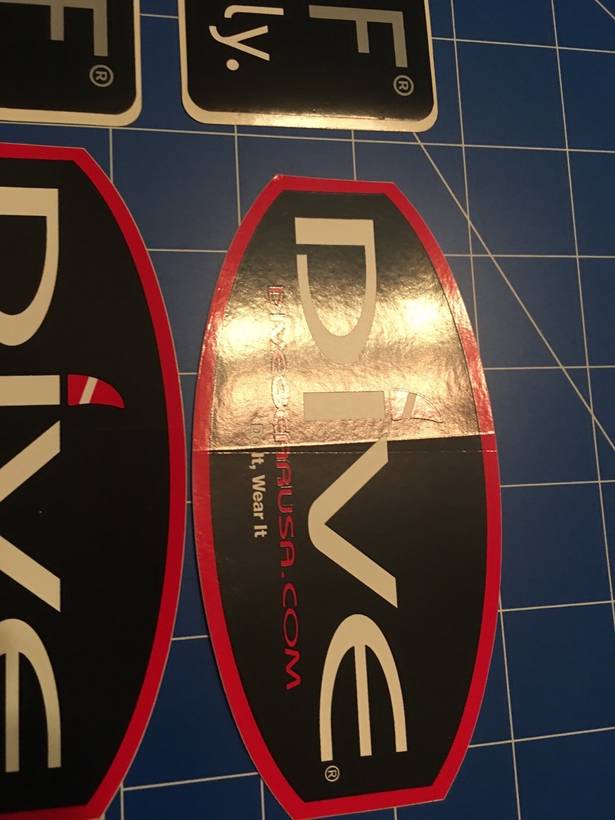 Lot 4 Diving Rare Vinyl Sticker Dive Diver Marine Scuba Ocean Reef Marine