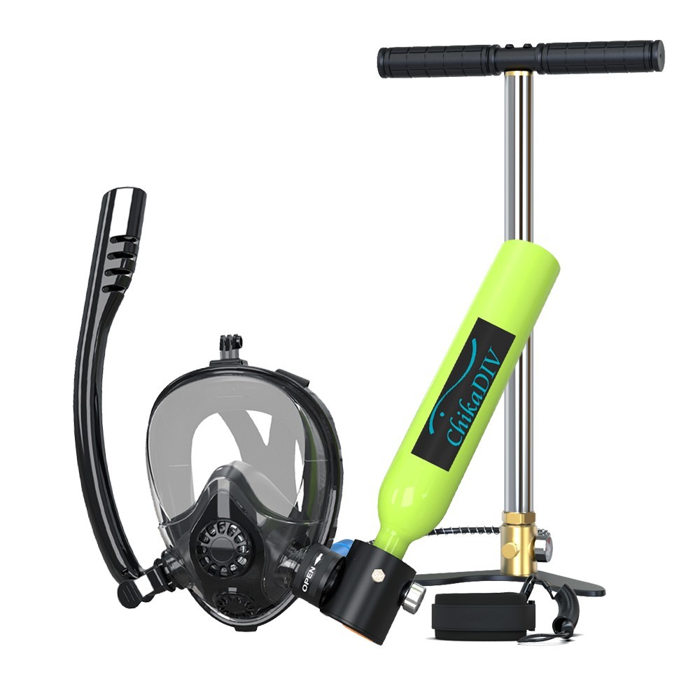 Lung Tank Diving Tank Scuba Tank,0.5L with Mask,6-10Min Portable Scuba Equipment